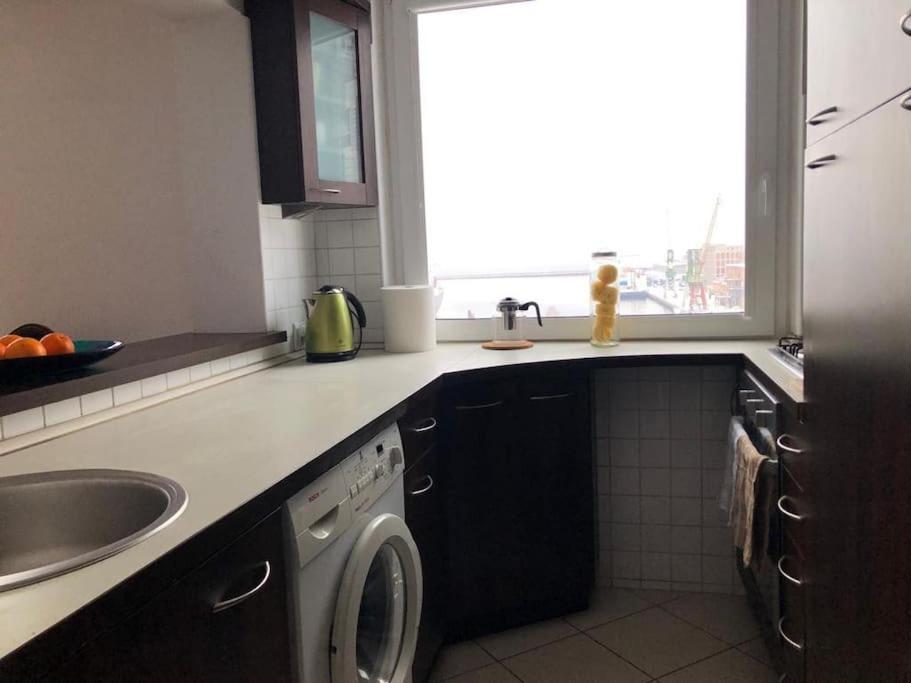 Gdynia Centrum Z Pieknym Widokiem Na Morze I Balkonem 9 Pietro Przy Sea Towers Esterno foto
